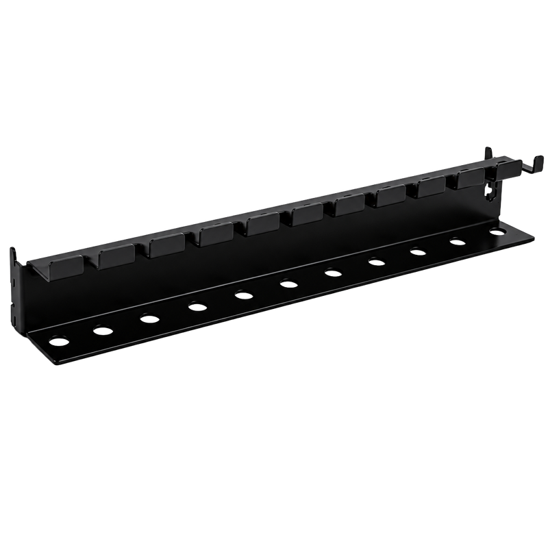Load image into Gallery viewer, Black metal bracket on a white background
