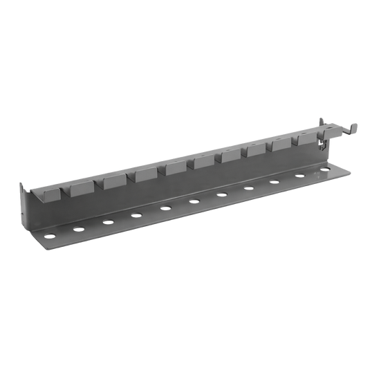 Metal screw driver storage bracket gray