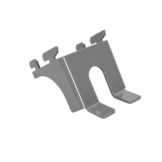 Metal bracket on a white background