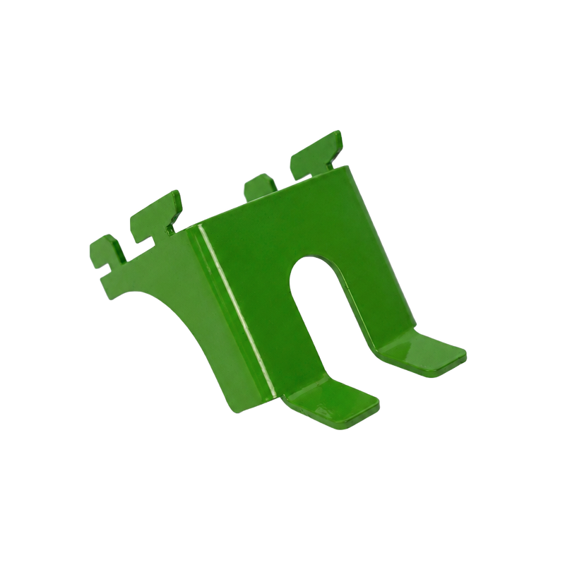 Load image into Gallery viewer, Green metal bracket on a white background
