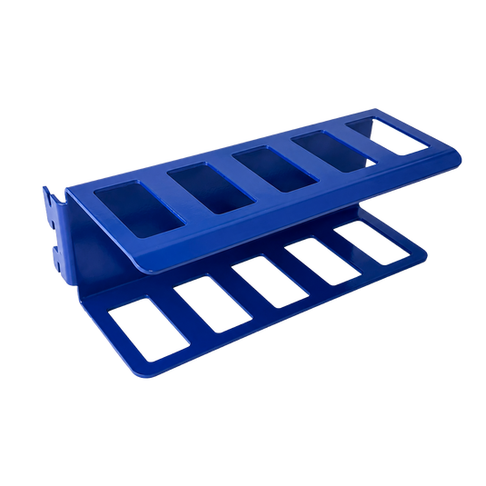 Blue metal pliers holder