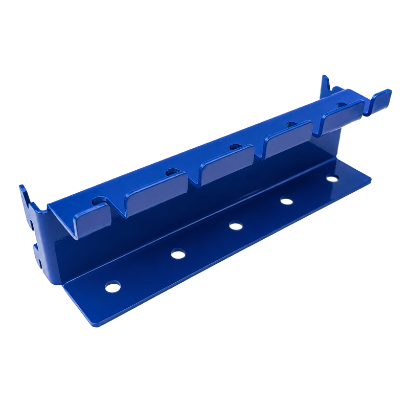 Load image into Gallery viewer, Blue metal bracket on a white background
