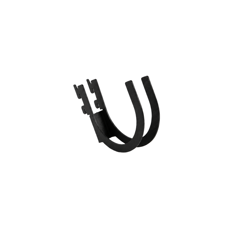 Load image into Gallery viewer, Black Metal Hook on white background
