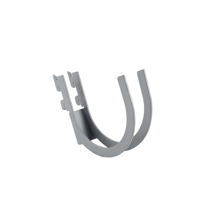 Load image into Gallery viewer, Gray metal bracket on a white background

