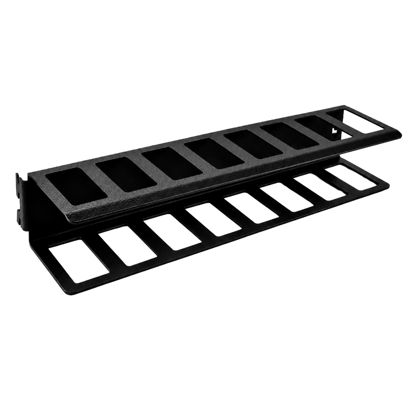Load image into Gallery viewer, Black metal rack on a white background
