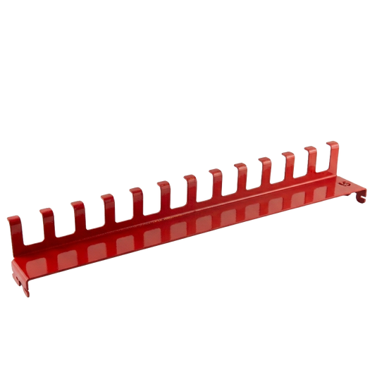 spanner hanger with 13 hooks red