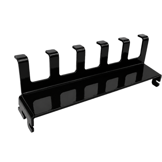 Black metal hanging bracket