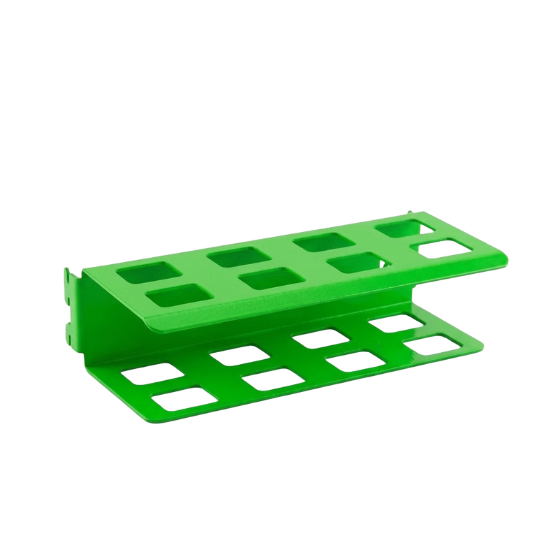 Load image into Gallery viewer, green metal bracket on white background
