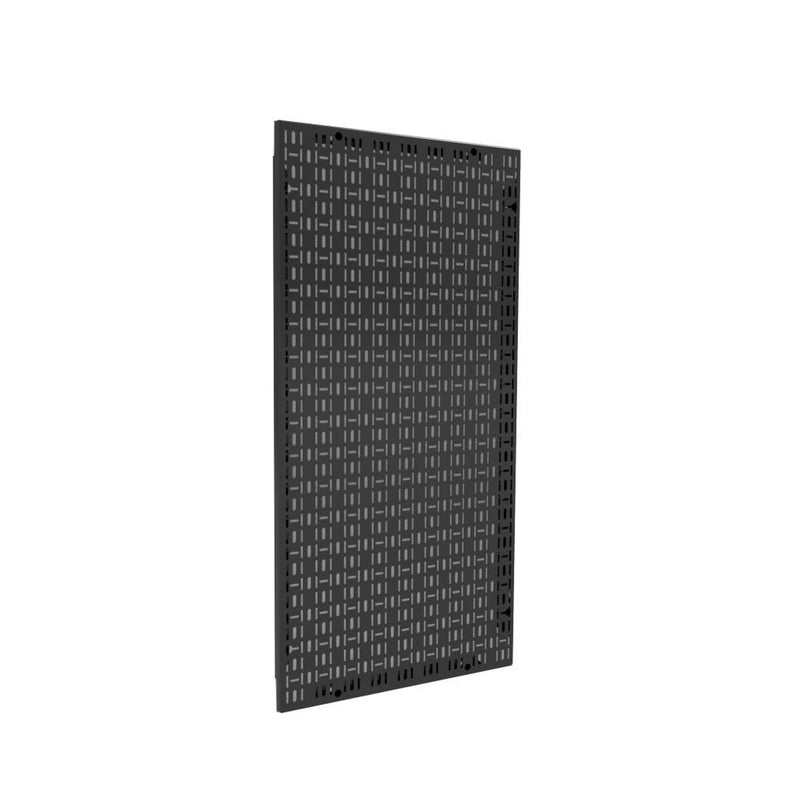Load image into Gallery viewer, Black metal grid panel on a white background
