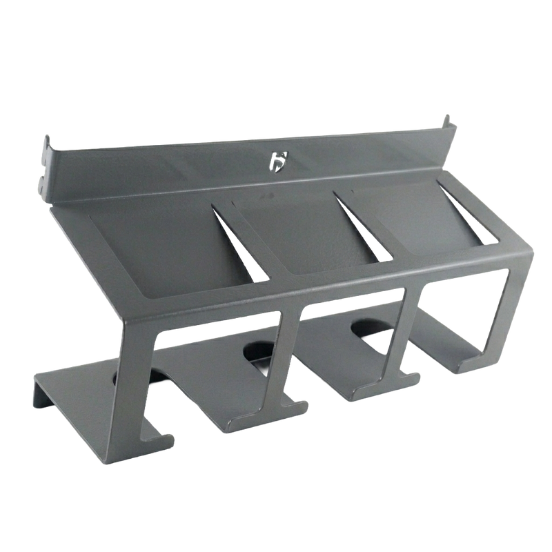 Load image into Gallery viewer, Battery power tool storage bracket gray

