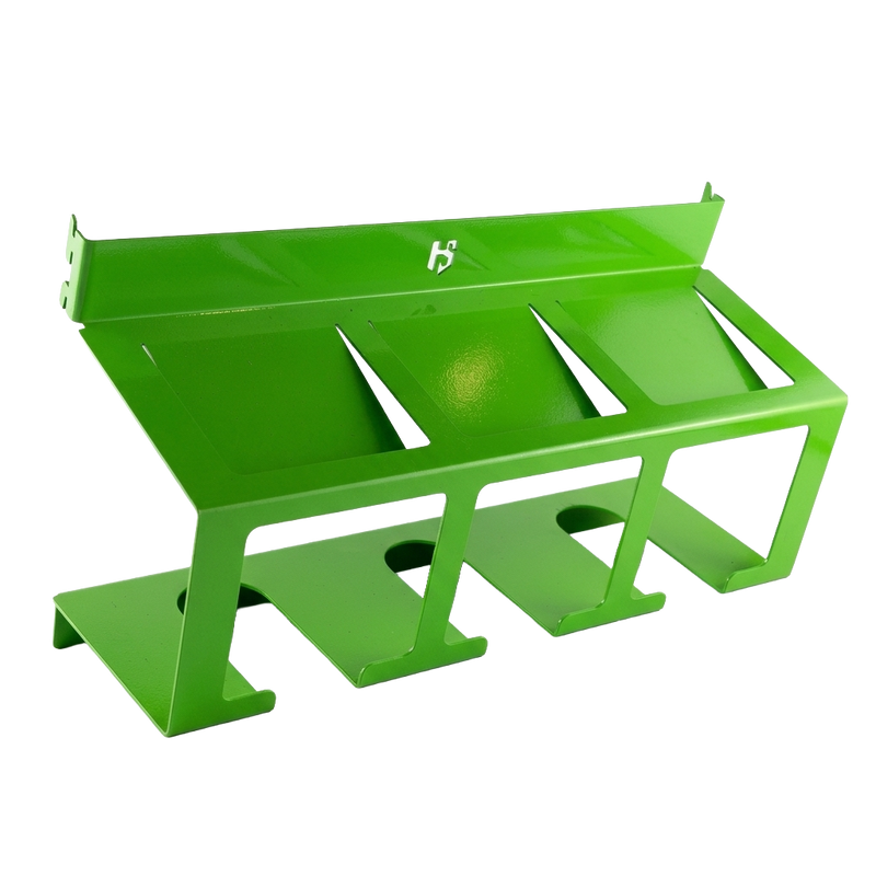 Load image into Gallery viewer, Battery power tool storage bracket green
