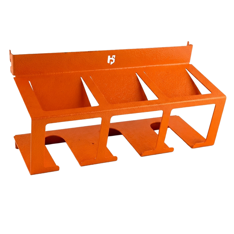 Load image into Gallery viewer, Battery power tool storage bracket orange
