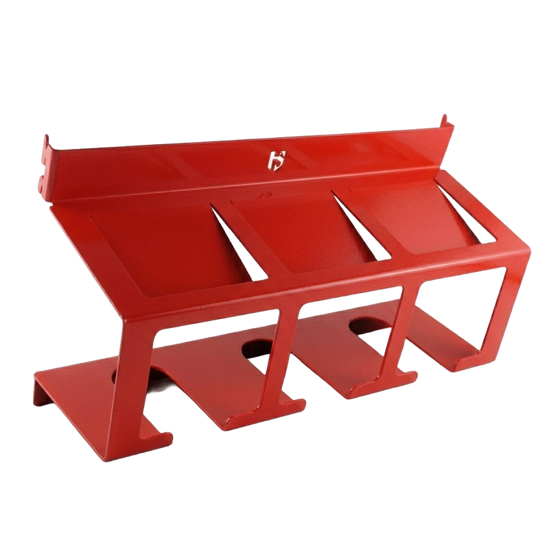 Load image into Gallery viewer, Battery power tool storage bracket red
