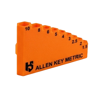 Load image into Gallery viewer, Orange Allen key metric tool on a white background
