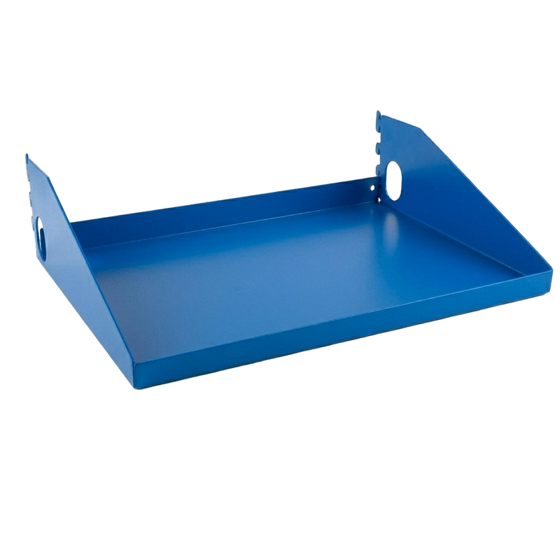 Load image into Gallery viewer, Blue metal tray on a white background
