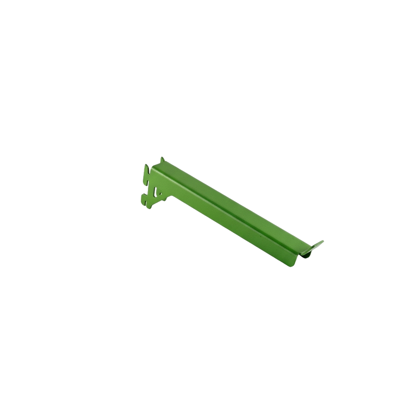 Load image into Gallery viewer, Green metal bracket on a white background
