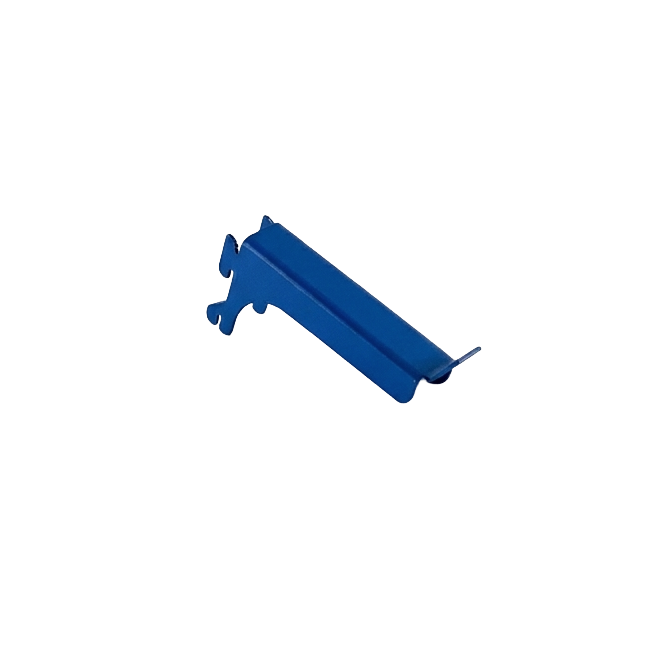 Load image into Gallery viewer, Blue metal bracket on a white background
