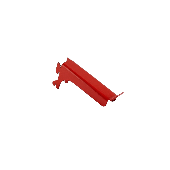 Load image into Gallery viewer, Red metal bracket on a white background
