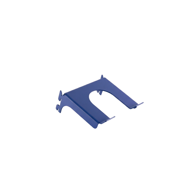 Load image into Gallery viewer, Blue metal bracket on a white background
