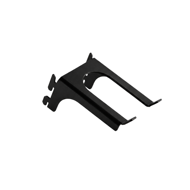 Load image into Gallery viewer, Black metal bracket on a white background
