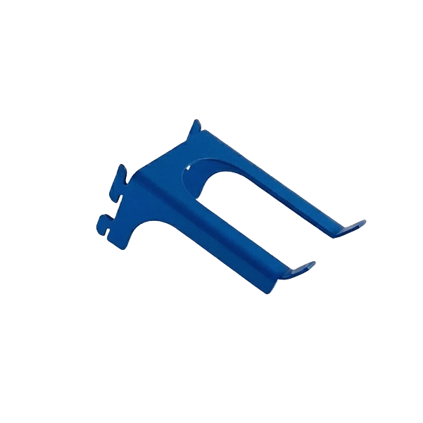 Load image into Gallery viewer, Blue metal bracket on a white background
