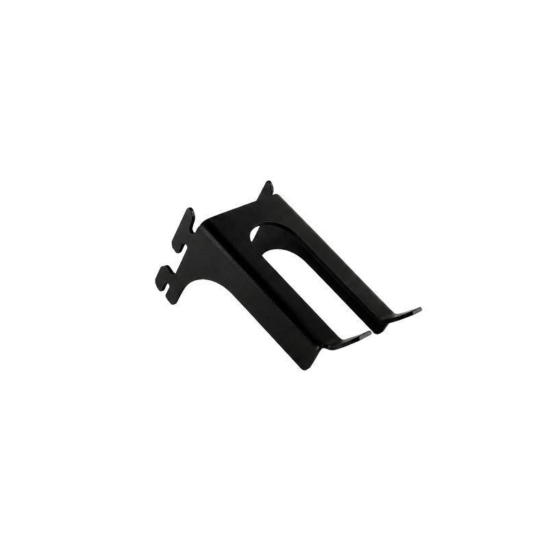 Load image into Gallery viewer, Black metal bracket on a white background
