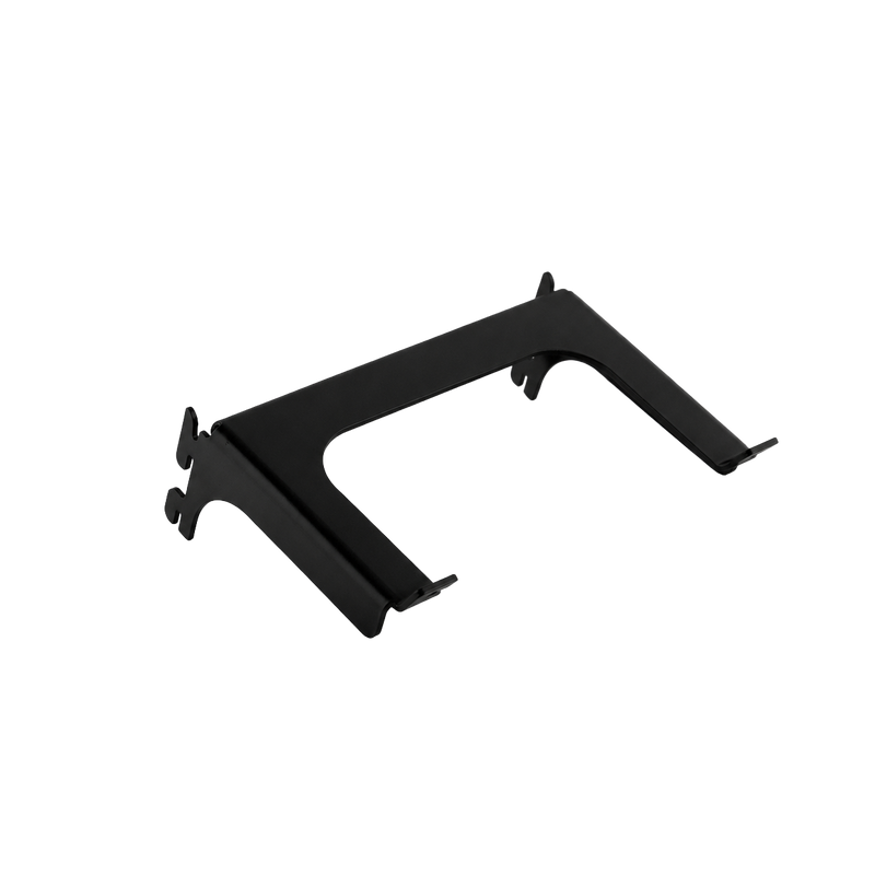 Load image into Gallery viewer, Black metal bracket on a white background
